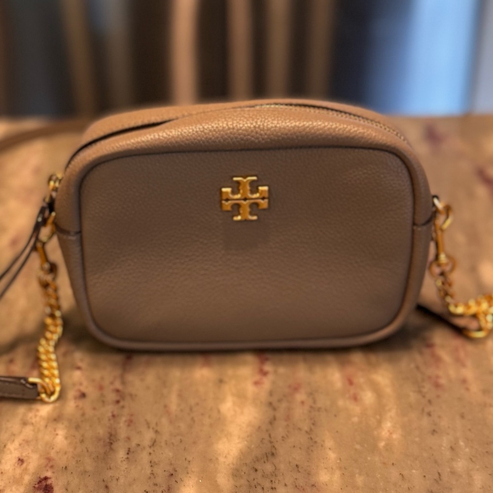Grey Tory Burch Camera Crossbody